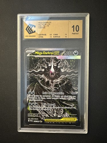 Carte pokemon méga darkrai - carte, ex