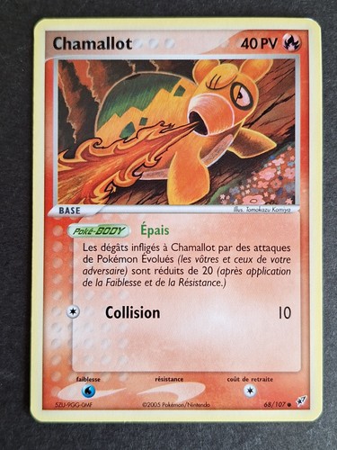 Chamallot 107 carte pokemon - chamallot,