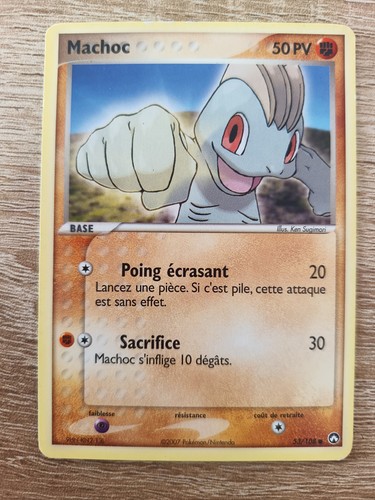 Carte pokémon machoc 108 - carte,