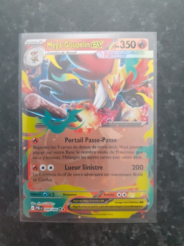 Carte pokémon méga - carte, méga-goupelin