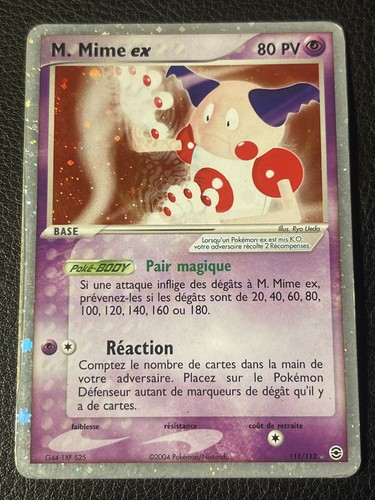 Carte pokémon mime - mime, ex