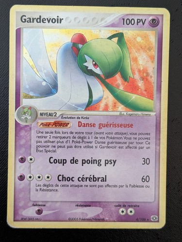 Carte pokemon gardevoir 106 - carte, 4/106