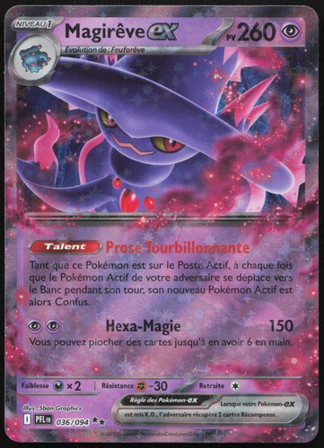 Carte pokémon magirêve - carte,