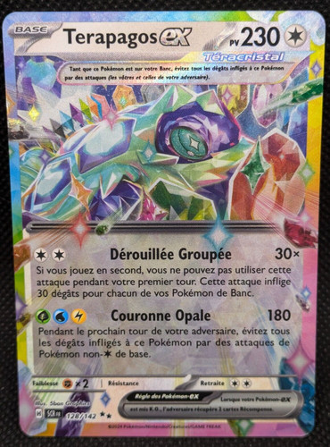 Carte pokemon terapagos - terapagos, ex