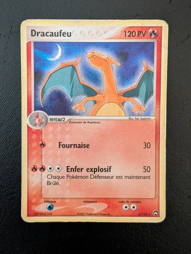 Carte pokémon dracaufeu - :,