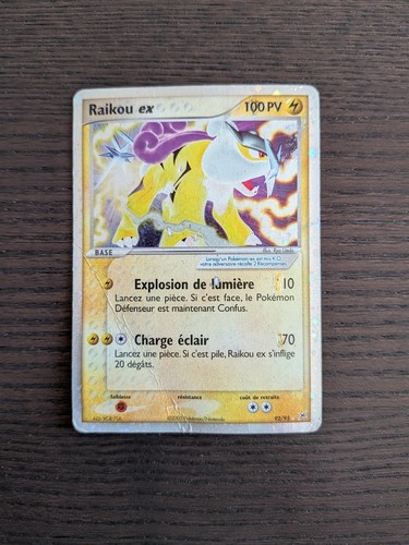 Carte pokémon raikou ex - pokémon,