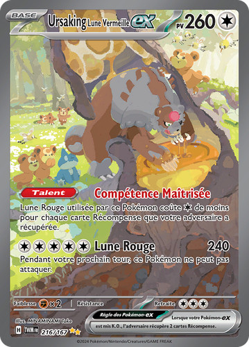 Carte pokémon ursaking lune - carte,