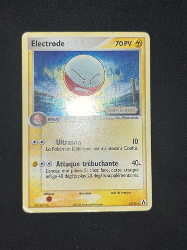 Carte pokemon électrode 92 - carte, 32/92